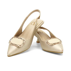 کفش مجلسی زنانه پاشنه‌دار 3 سانت مدل 400346 _ sandal valentino