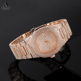 پتک فیلیپ نگین‌دار Patek Philippe Nautilus Full Diamond R