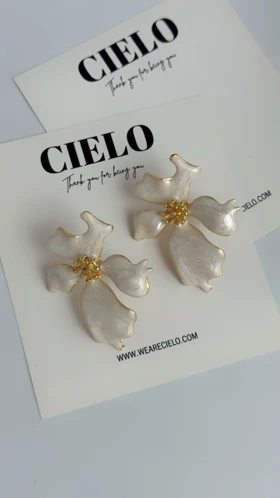 گوشواره مینا کاری