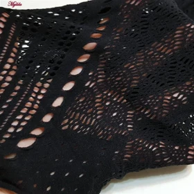 سرهمی فانتزی مدل فیشنت کد 4855-7133 رنگ مشکی