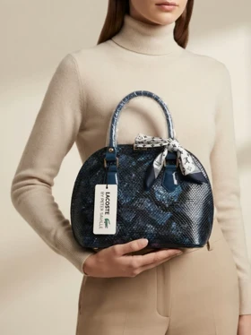 کیف زنانه پلنگی سرمه ای LOUIS VUITTON ترند مد
