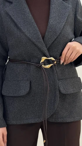 کمربند گره‌ای چرم