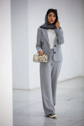 کت زنانه یقه E اسپرت لامر