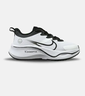 کفش کتانی بزرگ پا سفید مشکی NIKE zoom x smiley
