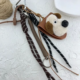 آویز کیف فانتزی طرح سگ، یک انتخاب شیک و دوست‌داشتنی