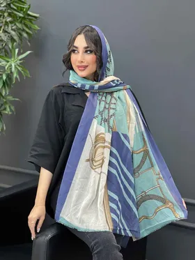 شال حریرنخ کمربندی زنجیری