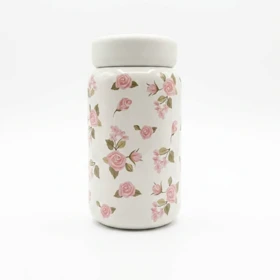 فلاسک قهوه 200 میل گل‌دار 17138-3