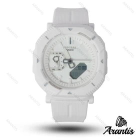 ساعت کاسیو پروترک protrek تمام سفید مدل m-10258