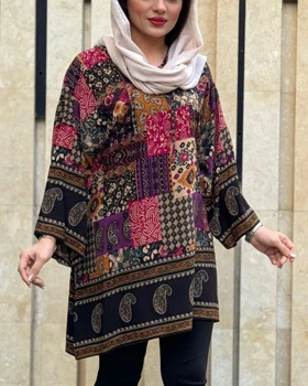 تونیک سایز بزرگ اشک طرح اندونزی 1162