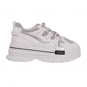 کتانی لژدار زنانه مدل BERRY_سفید کد 3451