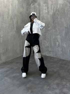 شلوار بگ 2 رنگ