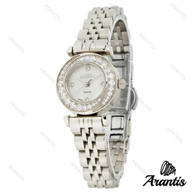 ساعت الکسا 2000z زنانه بدنه سیلور دورنگین w-10107