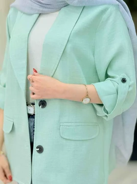 مانتو دو دکمه ژیکان