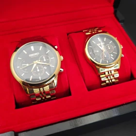 ساعت مچی ست مردانه و زنانه سیکو Seiko 884 موتور ژاپنی و سبک 3 موتوره