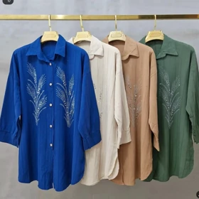 مانتو زنانه آیوا نگین‌دار