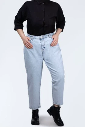 شلوار مام جین سایز بزرگ