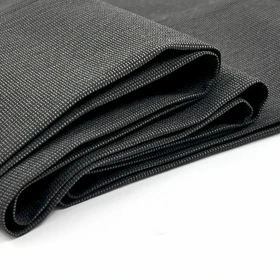 شلوار پلاتین فاستونی سوزنی ذغالی R11S-2