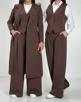 3ps/کت بلند,شلوارو جلیقه  کد 800026