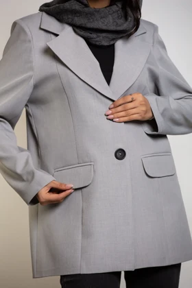 کت زنانه بزایاق دو دکمه