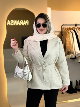 بارانی کوتاه کرم 010203