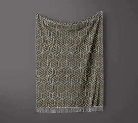 شال مبل ریش دار sofa shawl 217