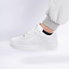 کفش و کتانی زنانه و مردانه مدل نایک ایرفورس NIKE_AIR FORCE رنگ سفید کد 30037