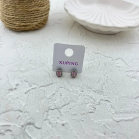 گوشواره زنانه نگین‌دار ژوپینگ، طرحی ظریف و دوست‌داشتنی Xuping