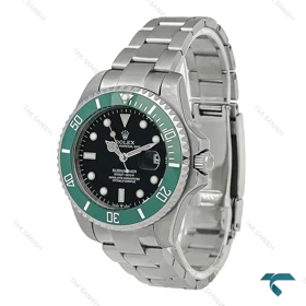 ساعت رولکس Submariner مردانه استیل سبز صفحه مشکی Rolex-8316-G
