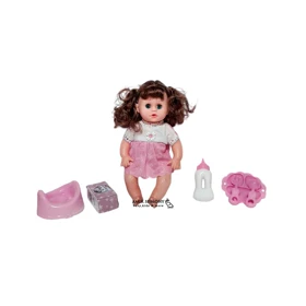 عروسک گوشتی دخترانه با لوازم جانبی