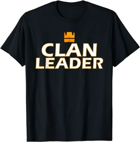 تیشرت با طرح Leader clan کلش اف کلنز کد 23273