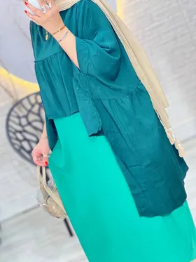 پیراهن دوتیکه مهسا