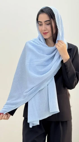 شال شاینی دور عدسی