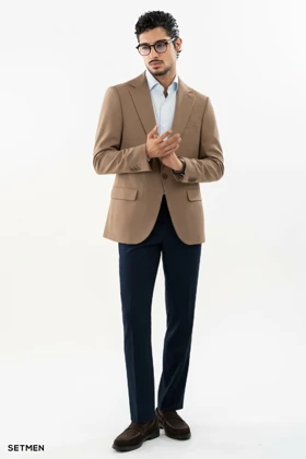 کت تک مردانه یقه انگلیسی