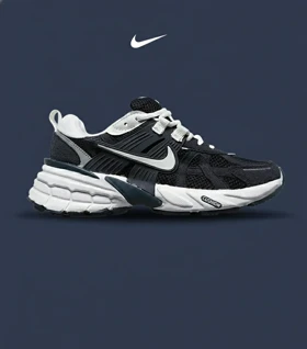 کفش کتانی مردانه و زنانه سرمه ای سفید Nike Cushlon V2K مدل 8359