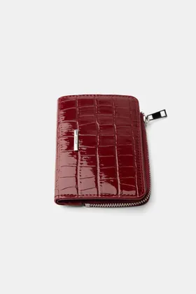 کیف پول با سطح چرم مصنوعی با طرح برجسته 09295626