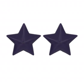 گوشواره دخترانه فانتزی مدل ستاره رنگی