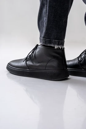 نیم بوت چرم طبیعی مردانه