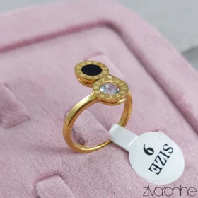 انگشتر زنانه بولگاری دورنگ 30121