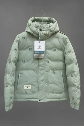 کاپشن مردانه پفکی طرح دار