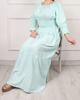 پیراهن ساحلی طرح خسته کمرکش نخ اورجینال 144