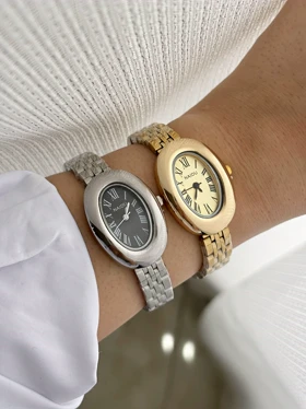 ساعت نایدو زنانه صفحه بیضی کپل