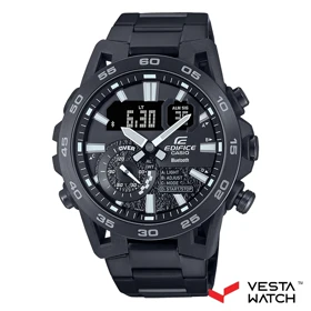 ساعت مچی مردانه کاسیو ادیفایس CASIO EDIFICE مدل ECB-40BK-1ADF