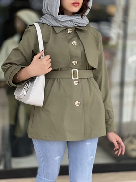 بارانی ژیله دار کد 602