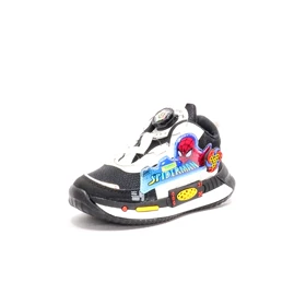 کفش اسپرت دخترانه پسرانه آیاتای مدل اسپایدرمن (مشکی - سفید)