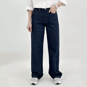 شلوار جین نیم بگ 1008198