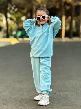 دو تیکه نیم زیپ نایکی بچگانه