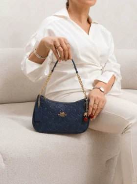 کیف زنانه GUCCI قایقی سرمه ای گوچی ترند مد