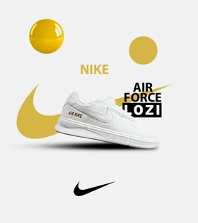 کفش کتانی مردانه و زنانه سفید نایک NIKE AIR FORCE