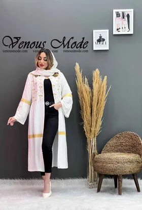 مانتو گلدوزی بلند