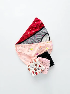 شورت اسلیپ زنانه نخ پنبه طرحدار سایز L میسپل Misspel